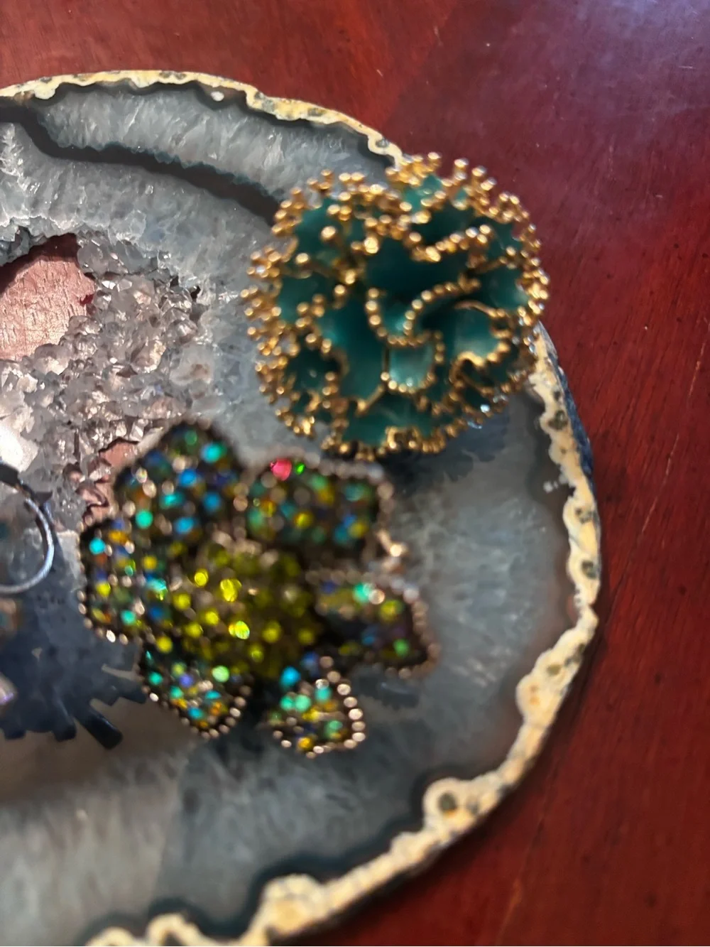 4 Cluster Stretch Cocktail Rings